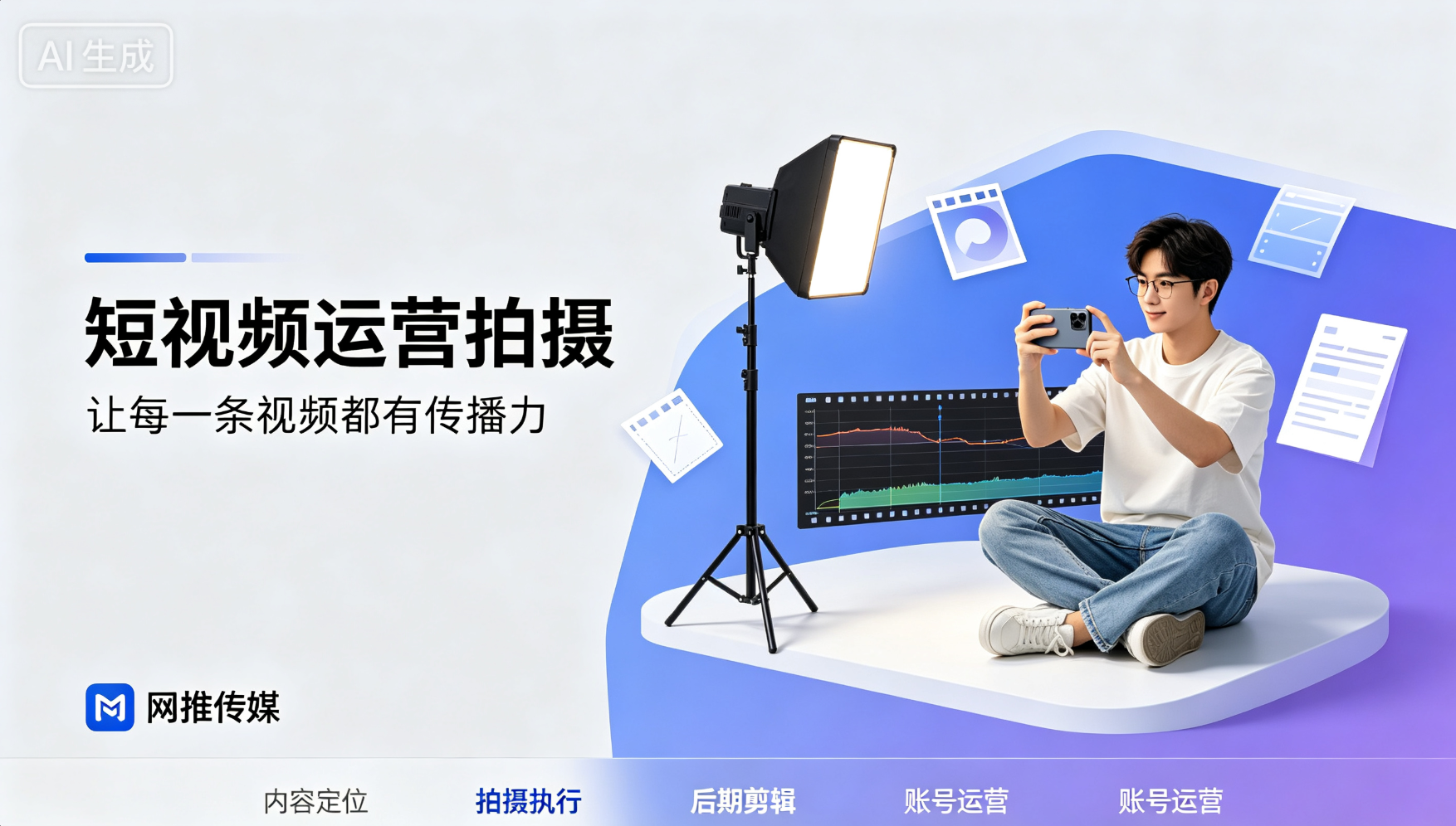 短视频运营策划与数据分析后台截图